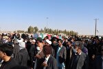 عکس| تشییع شهید گمنام در شهر جدید رامشار
