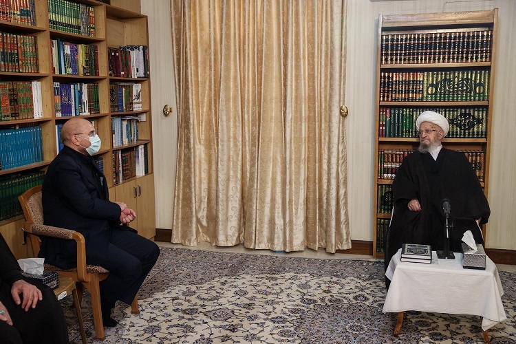 دیدار قالیباف با مراجع عظام تقلید دیدار قالیباف با مراجع عظام تقلید