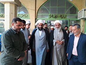 نماینده ولی فقیه بوشهر از مراسم اعتکاف استان بازدید کرد + عکس
