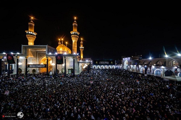 برپایی آیین سوگواری شهادت امام موسی کاظم(ع) در کاظمین + عکس