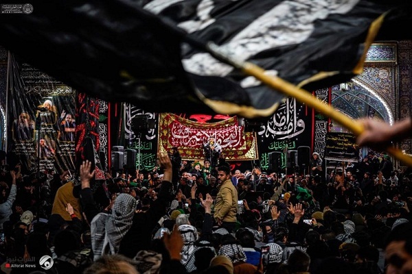 برپایی آیین سوگواری شهادت امام موسی کاظم(ع) در کاظمین + عکس