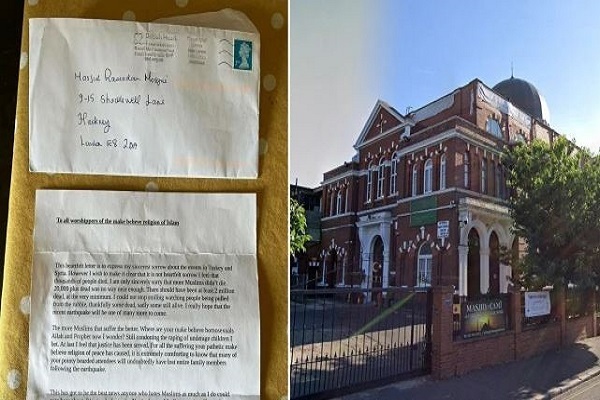 نگرانی از ارسال نامه‌های نفرت‌آمیز به دو مسجد لندن