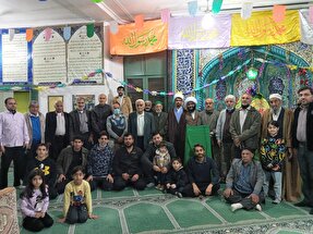 برپایی جشن مبعث در مسجد محله بهارستان بوشهر + عکس
