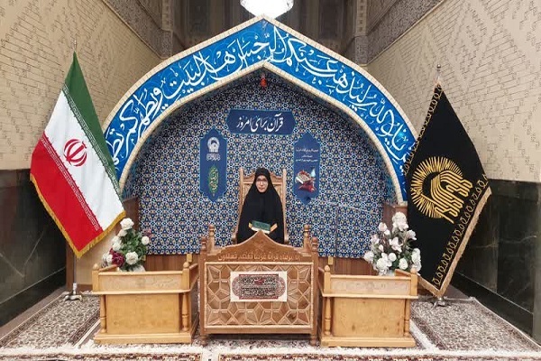 رویا فضائلی حافظ کل قرآن و نماینده ایران در مسابقات قرآن اردن