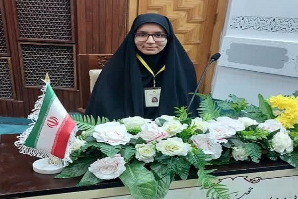 رویا فضائلی نماینده ایران در مسابقات بین المللی قرآن بانوان کشور اردن