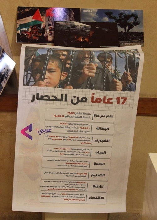 برپایی نمایشگاه هنری همبستگی با فلسطینیان در مراکش + عکس