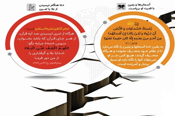 زلزله و غلبه بر ترس