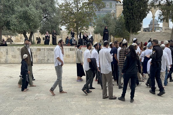 حمله مجدد پلیس رژیم صهیونیستی به مسجد الاقصی