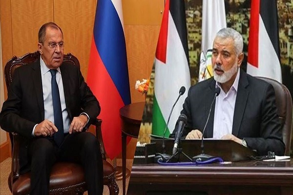 رایزنی هنیه و لاوروف درباره تحولات غزه