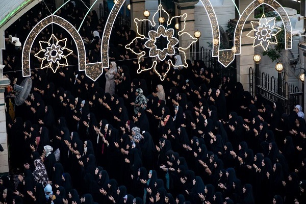 اقامه نماز عید فطر در بین الحرمین پس از دو سال وقفه + عکس