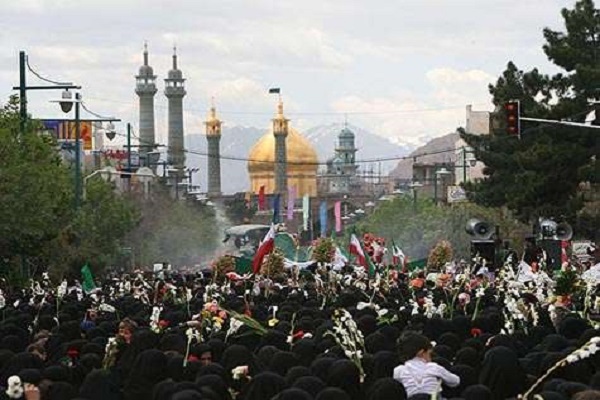  پیکر استاد فاطمی‌نیا در حرم کریمه اهل‌بیت(ع) آرام گرفت