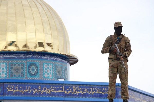 رونمایی از نماد مسجد الاقصی در پایخت افغانستان + عکس