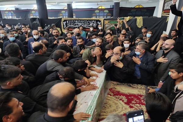 عکس | برگزاری مراسم وداع با پیکر مطهر شهید آبسالان در زاهدان