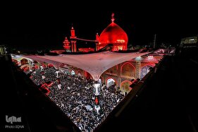 حضور هیئت‌های عزاداری در حرم مطهر علوی