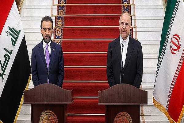 نشست خبری قالیباف و رئیس مجلس عراق