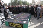 تشییع پیکر جان‌باختگان حادثه قطار مشهد ـ یزد