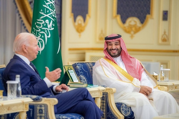 دیدار بایدن با ملک بن سلمان، ولیعهد سعودی