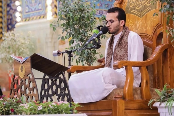 عکس | برگزاری مراسم هفتگی عرش تلاوت در صحن متبرک حرم حضرت عباس (ع)