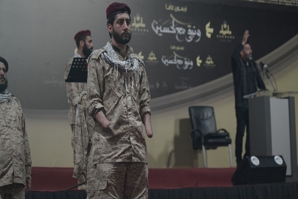 برگزاری مراسم محرم از سوی جانبازان مقاومت در بیروت+ گزارش تصویری