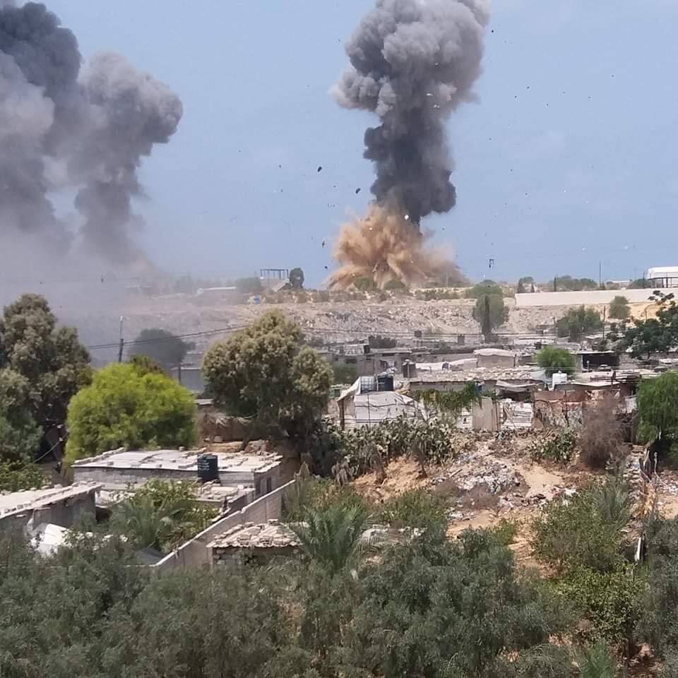 بمباران دوباره غزه