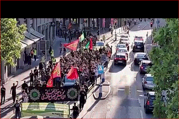 فیلم | حضور ملیت‌ها در راهپیمایی حسینی زوریخ