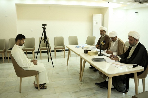 آزمون مقدماتی شرکت کنندگان در مسابقه بین المللی عتبات مقدسه در کربلای معلا