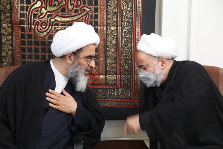 مراسم عزای حسینی(ع) در دفتر آیت‌الله فاضل لنکرانی