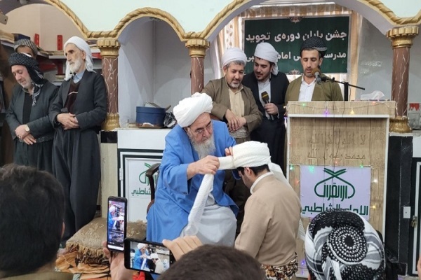 برگزاری جشن پایان دوره تجوید طلاب در مدرسه امام شاطبی مریوان