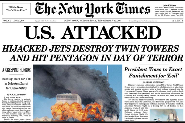 حملات یازده سپتامبر دلیلی بر ناقص بودن سیاست خارجی آمریکا بود