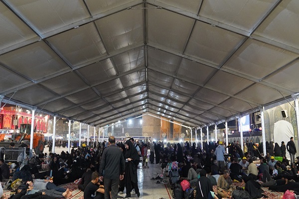 سولههای نصب شده در کربلا برای اسکان زائران سولههای نصب شده در کربلا برای اسکان زائران