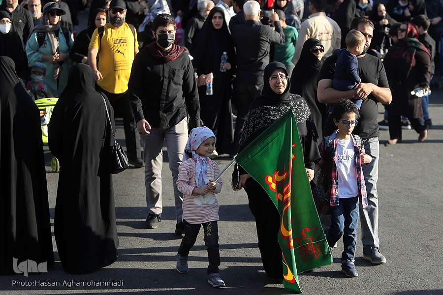 ارسالی/ هزاران خیابان ایران امروز به بین‌الحرمین ختم شد