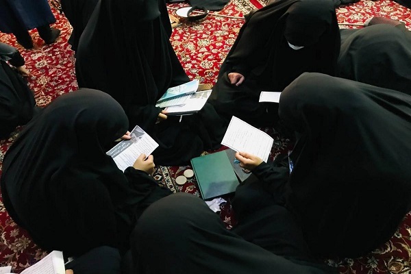 استفاده بیش از ۳۲ هزار نفر از خدمات واحد قرآنی بانوان در حرم مطهر عباسی استفاده بیش از ۳۲ هزار نفر از خدمات واحد قرآنی بانوان در حرم مطهر عباسی
