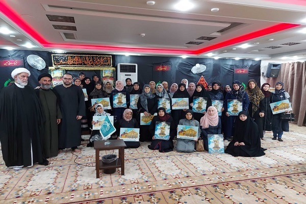 پایان اولین دوره قرآنی حرم مطهر حسینی برای بانوان در شهر حمص سوریه