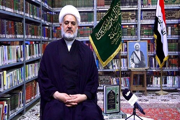 حجت الاسلام و المسلمین شیخ حیدر محمد علی السهلانی، مدیر کتابخانه عمومی امیرالمؤمنین نجف حجت الاسلام و المسلمین شیخ حیدر محمد علی السهلانی، مدیر کتابخانه عمومی امیرالمؤمنین نجف