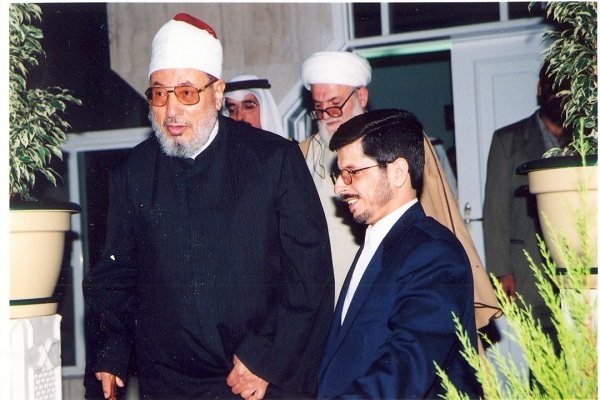 سفر شیخ یوسف قرضاوی به تهران برای نشست تقریب مذاهب اسلامی سفر شیخ یوسف قرضاوی به تهران برای نشست تقریب مذاهب اسلامی