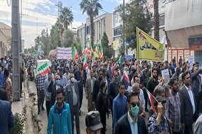 عکس | حضور گسترده مردم زاهدان در راهپیمایی 13 آبان