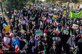 فیلم | راهپیمایی ۱۳ آبان در سمنان