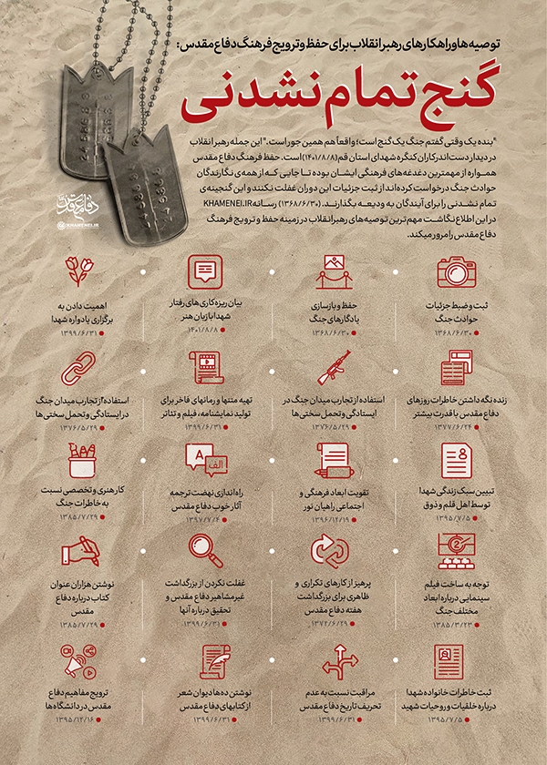 اطلاع‌نگاشت رهبر انقلاب گنج تمام نشدنی