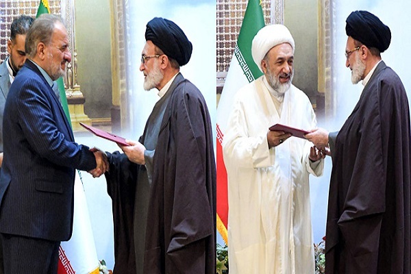 2 معاون جدید آستان حضرت عبدالعظیم معارفه شدند