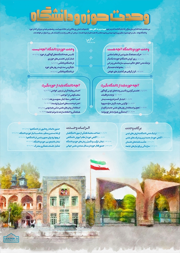 رهبر معظم انقلاب وحدت حوزه و دانشگاه در کلام رهبر معظم انقلاب