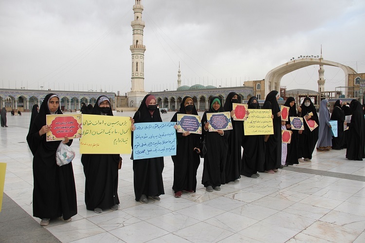 ارسال/ حضور بیش از هزار نفر از بانوان طلبه در مراسم عهد مهدوی