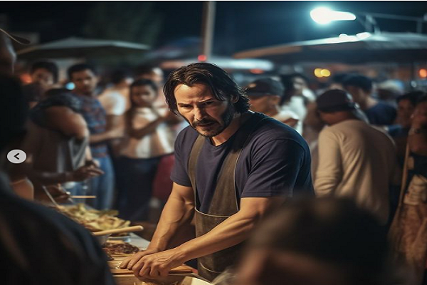 خلق تصویر کریستسانو رونالدو در حال آماده سازی غذای افطاری با هوش مصنوعی !