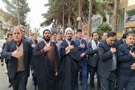 عکس | برپایی دسته عزاداری مردم پارس‌آباد در سالگرد شهادت حاج قاسم سلیمانی