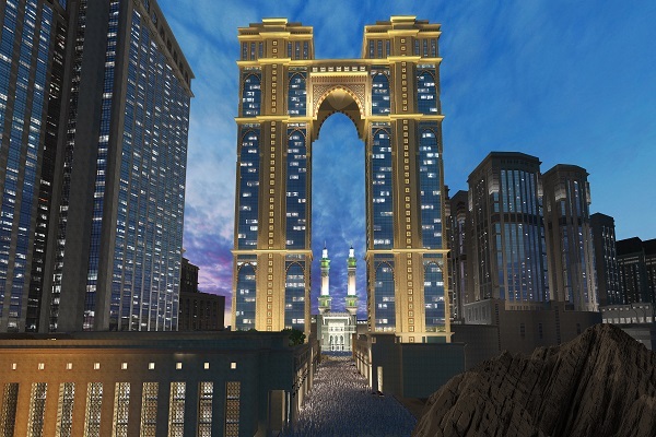 فیلم| مرتفعترین نمازخانه معلق جهان در مکه فیلم| مرتفعترین نمازخانه معلق جهان در مکه