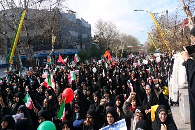 عکس | راهپیمایی یوم‌الله ۲۲ بهمن در گلستان