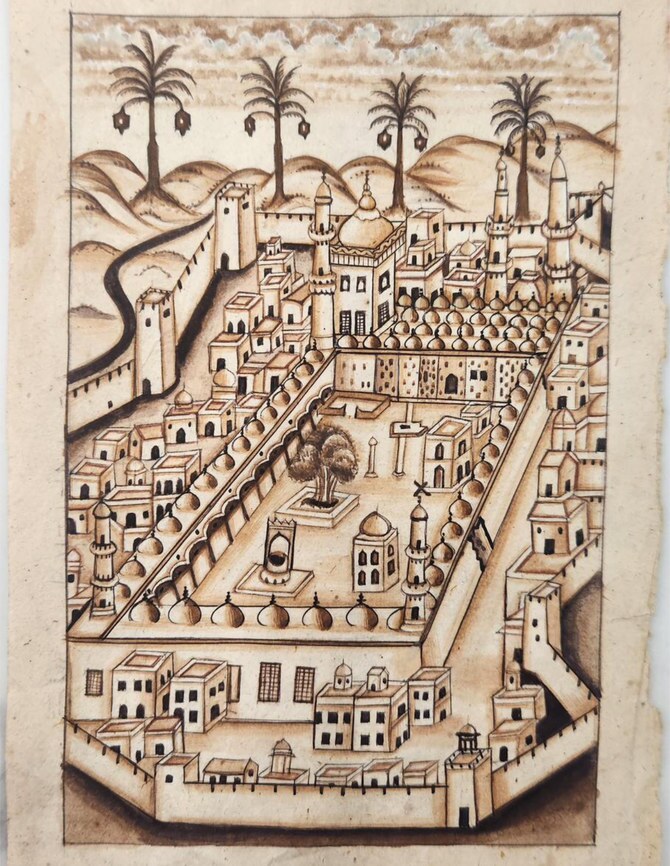 نقاشی‌های تاریخی، روایتگر سیر تکامل معماری حرمین شریفین + عکس