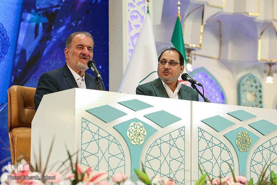 اوج هیجان در سالن اجلاس سران با تلاوت قاسم مقدمی / تحلیلی بر نور سالن مسابقات + فیلم