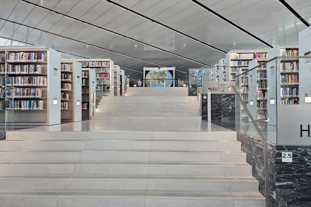 نمایش قرآن خطی نادر مراکش در کتابخانه ملی قطر نمایش قرآن خطی نادر مراکش در کتابخانه ملی قطر