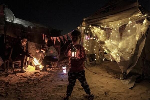 استقبال آوارگان فلسطینی از ماه رمضان + عکس