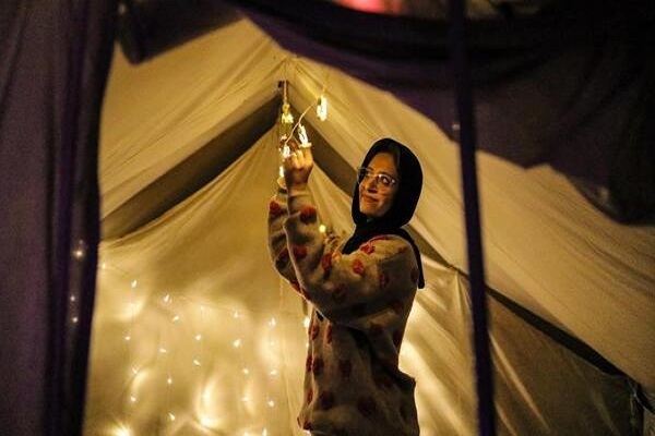 استقبال آوارگان فلسطینی از ماه رمضان + عکس